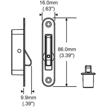 Strybuc SINGLE ACTION STANDARD FACEFIX 50-1367FFORBZ
